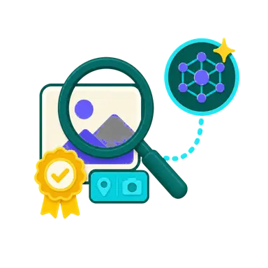Image EXIF, C2PA credentials, and external AI advisory analysis illustration