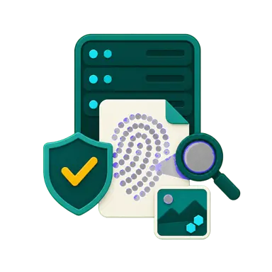 Server-side SHA-256 calculation and security scanning illustration