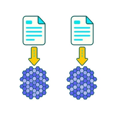 A file change producing a different SHA-256 fingerprint illustration